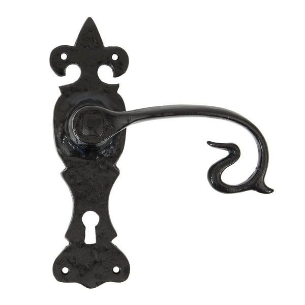 From The Anvil Curly Lock Handles - Black