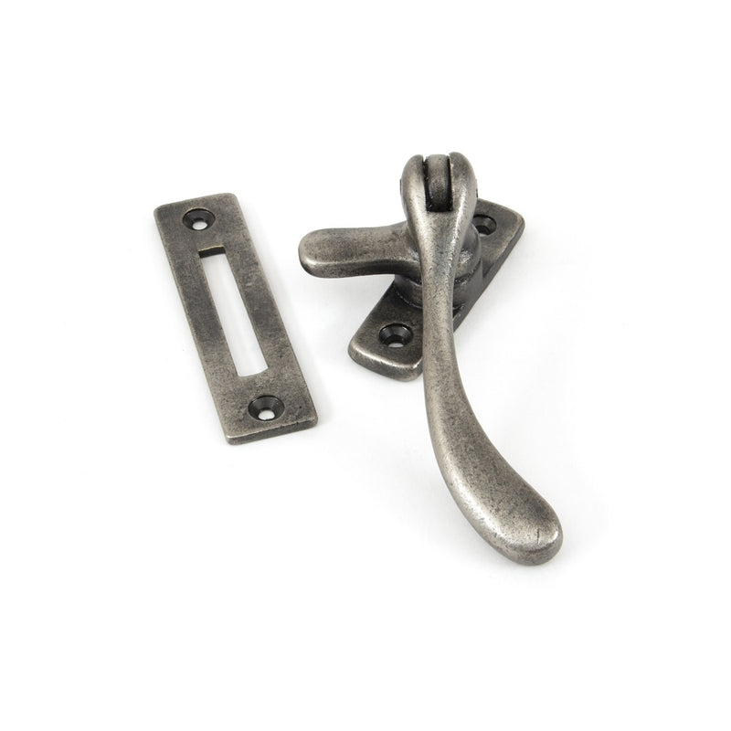 From The Anvil Cast Peardrop Fastener - Antique Pewter