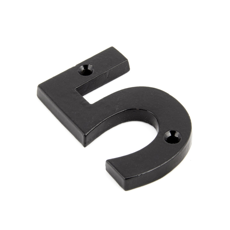 From The Anvil Numeral '5' - Black