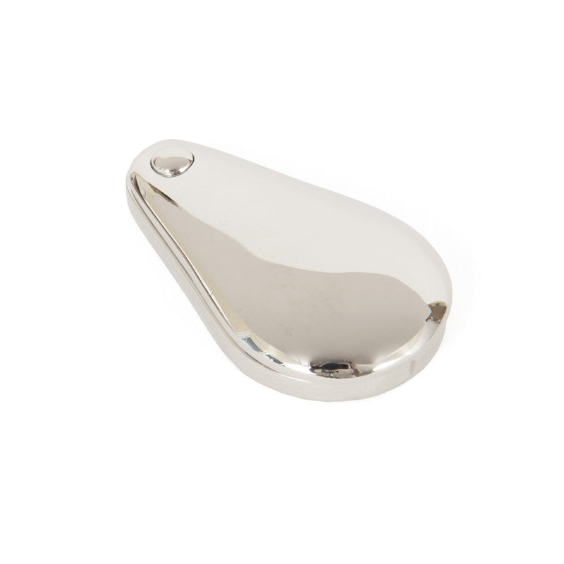 From The Anvil Plain Lever Key Covered Escutcheon - Polished Nickel