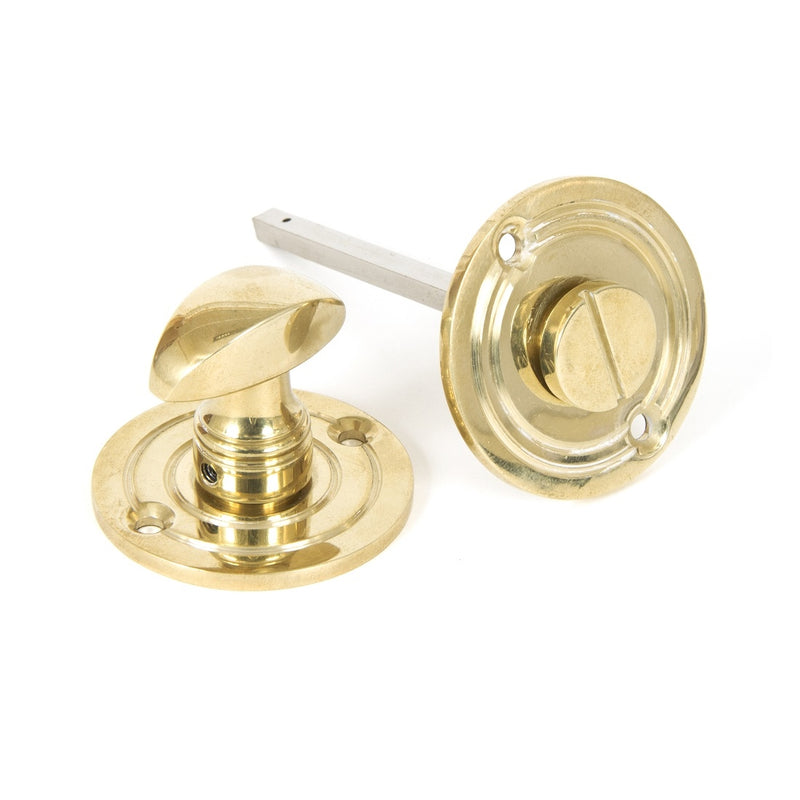 From The Anvil Round Bathroom Thumbturn - Polished Brass