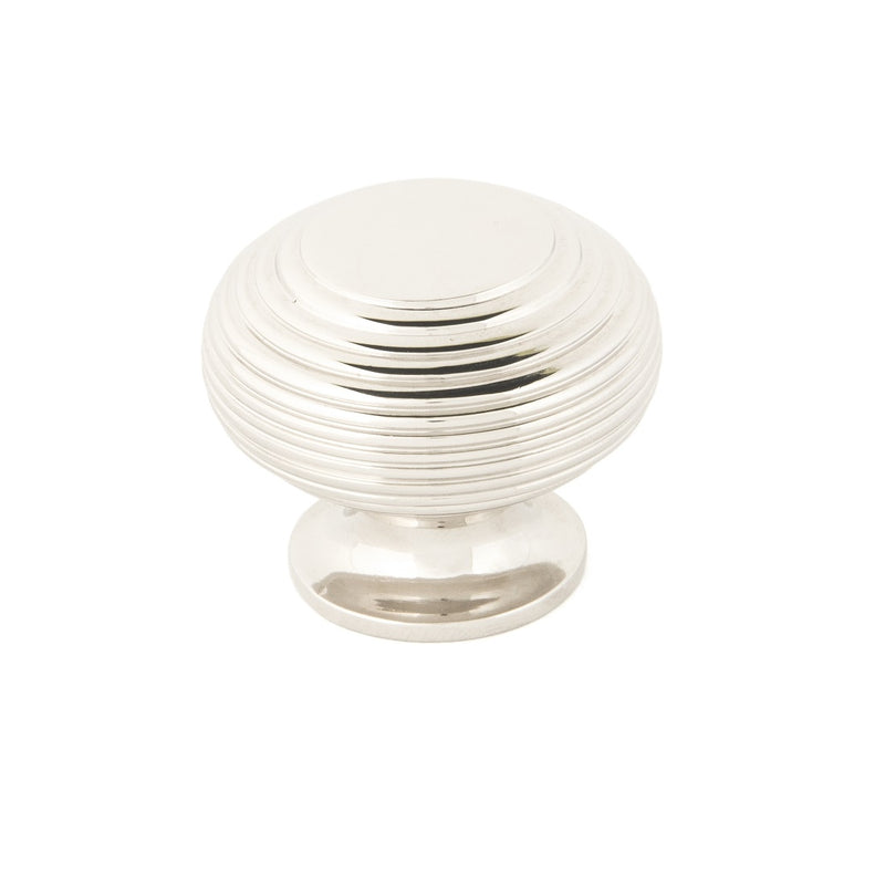 From The Anvil Large Beehive Cabinet Knob - Polished Nickel