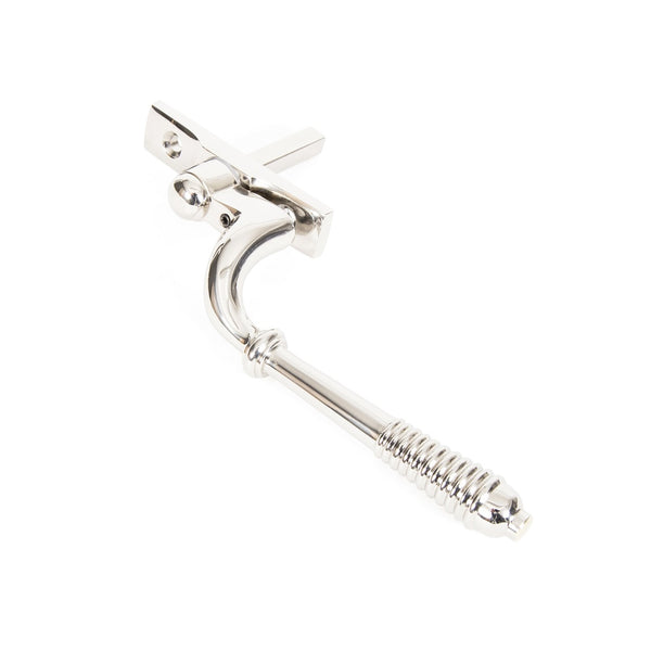 From The Anvil Reeded Espagnolette Fastener LH - Polished Nickel