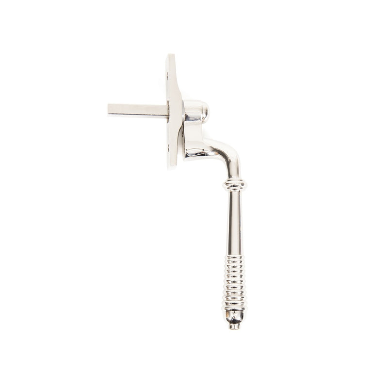 From The Anvil Reeded Espagnolette Fastener LH - Polished Nickel