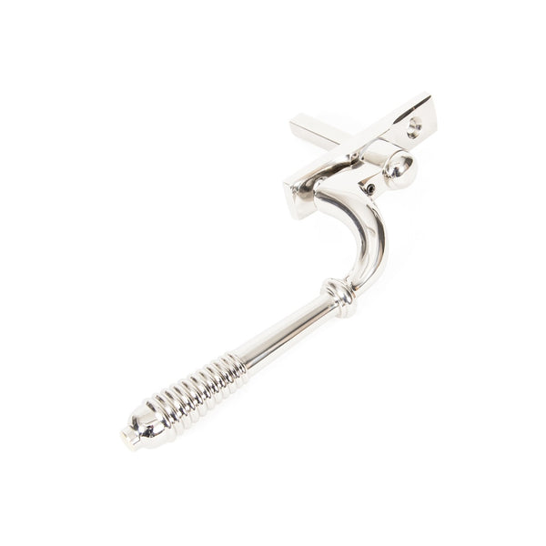 From The Anvil Reeded Espagnolette Fastener RH - Polished Nickel