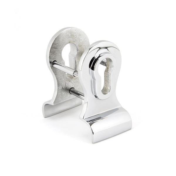 From The Anvil Period Euro Door Pull Back To Back - Polished Chrome