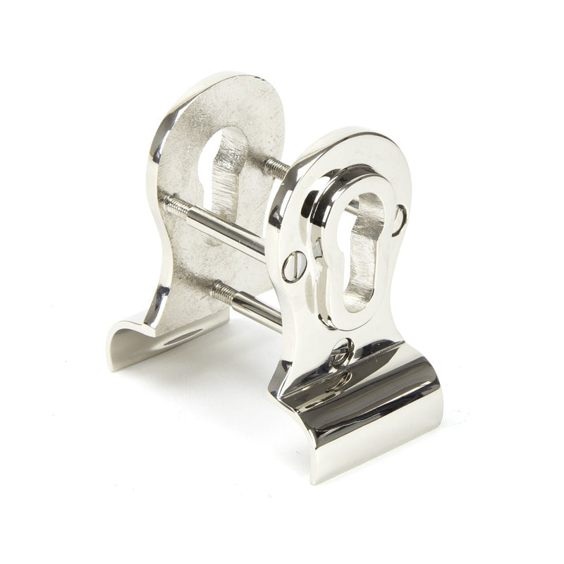 From The Anvil Period Euro Door Pull Back To Back - Polished Nickel