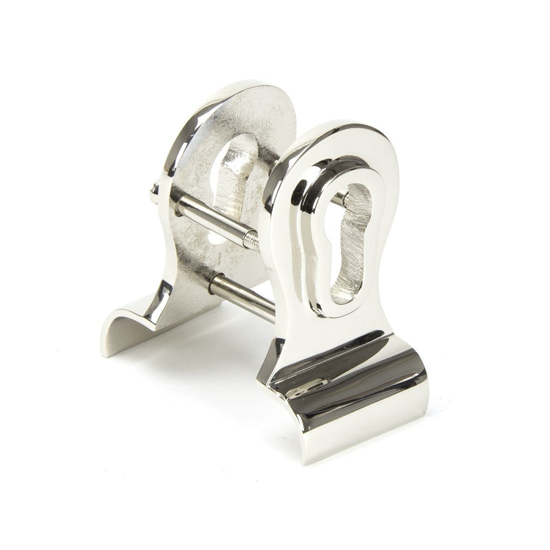 From The Anvil Period Euro Door Pull Back To Back - Polished Nickel