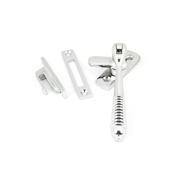 From The Anvil Reeded Locking Fastener - Polished Chrome