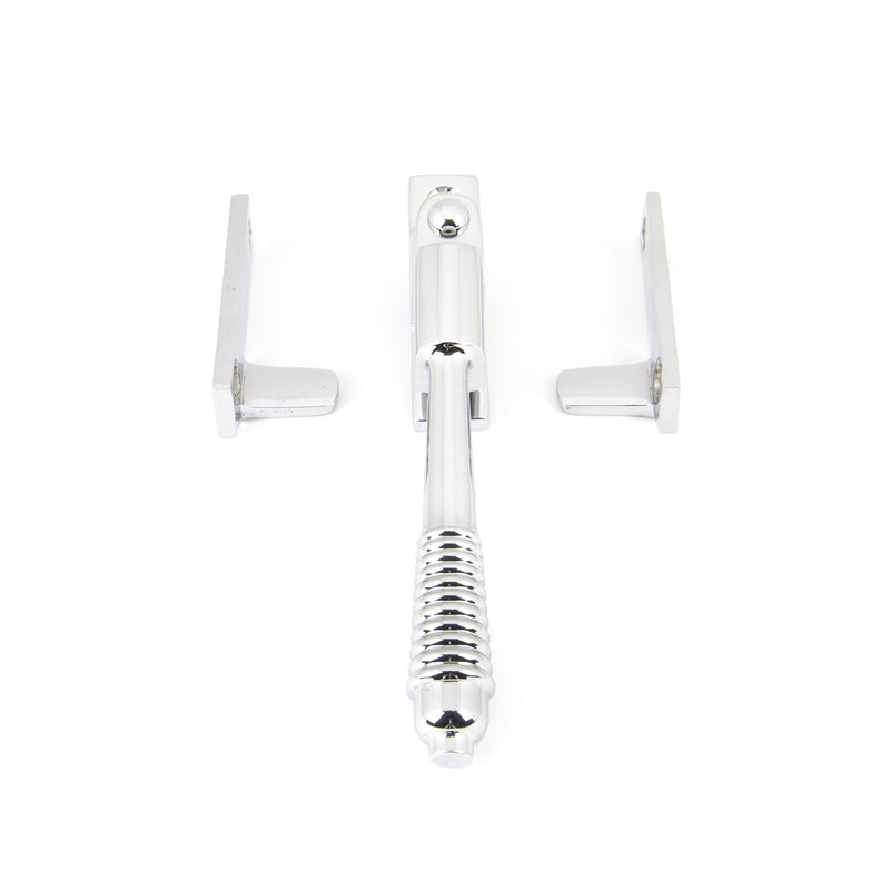 From The Anvil Reeded Night Vent Locking Fastener - Polished Chrome