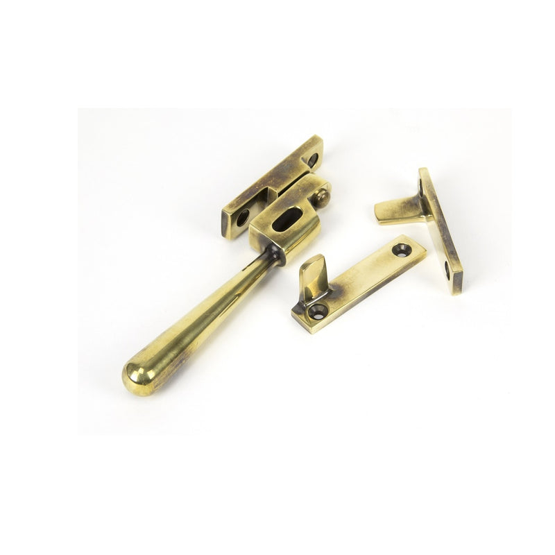 From The Anvil Newbury Night Vent Locking Fastener - Aged Brass