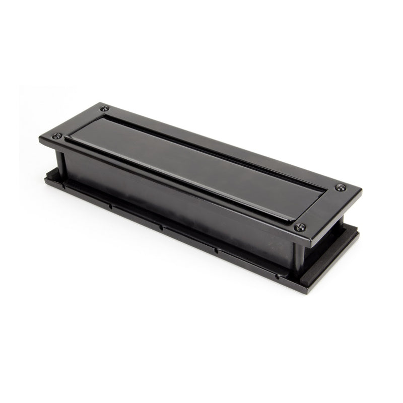 From The Anvil Blacksmith Traditional Letterbox - Black