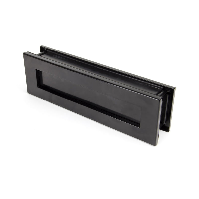 From The Anvil Blacksmith Traditional Letterbox - Black