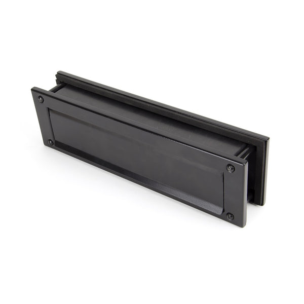 From The Anvil Blacksmith Traditional Letterbox - Black