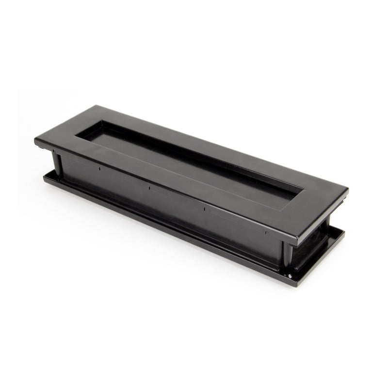 From The Anvil Blacksmith Traditional Letterbox - Black