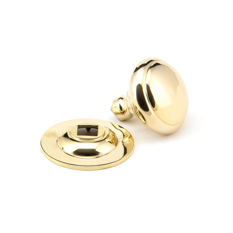 From The Anvil Centre Door Knob - Polished Brass