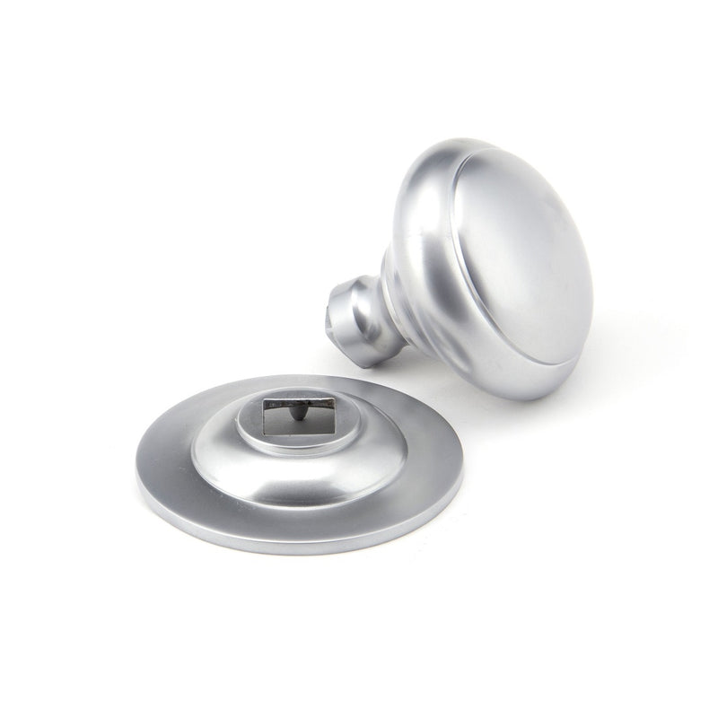 From The Anvil Centre Door Knob - Satin Chrome