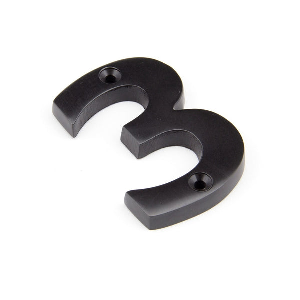 From The Anvil Numeral '3' - Aged Bronze