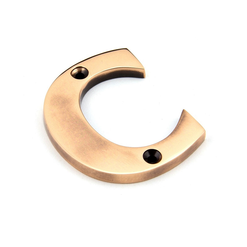 From The Anvil Letter 'C' - Polished Bronze