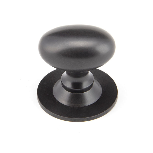 From The Anvil Large Oval Cabinet Knob - Aged Bronze