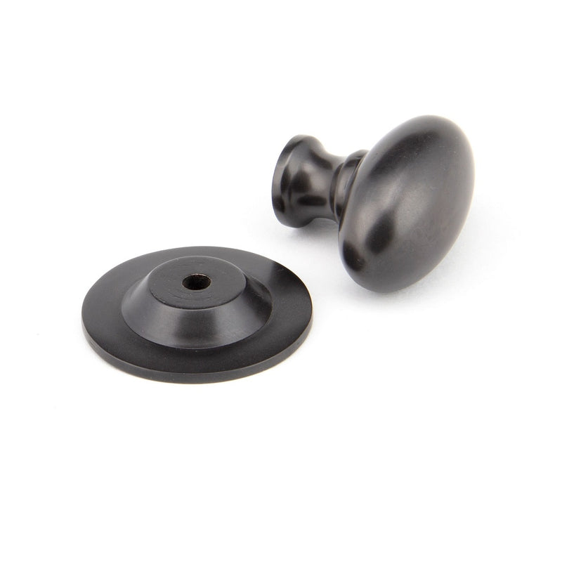 From The Anvil Small Mushroom Cabinet Knob - Aged Bronze