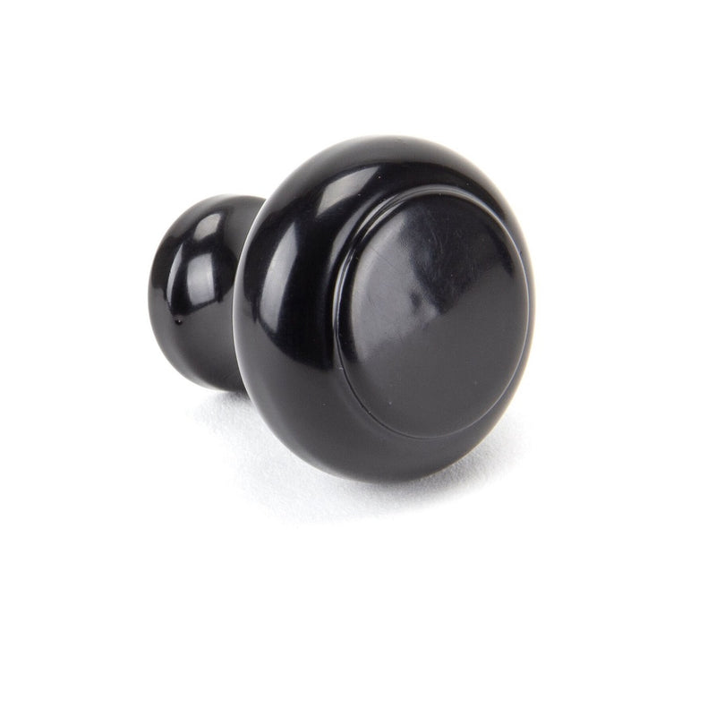 From The Anvil Small Regency Cupboard Knob - Black