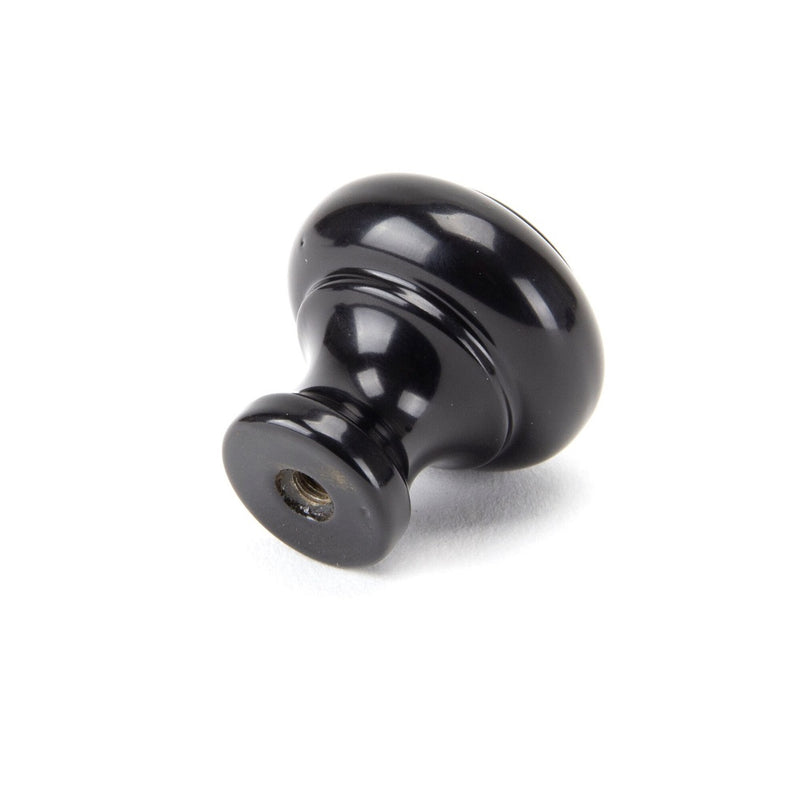 From The Anvil Small Regency Cupboard Knob - Black