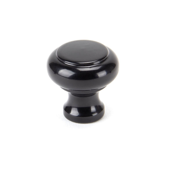 From The Anvil Small Regency Cupboard Knob - Black