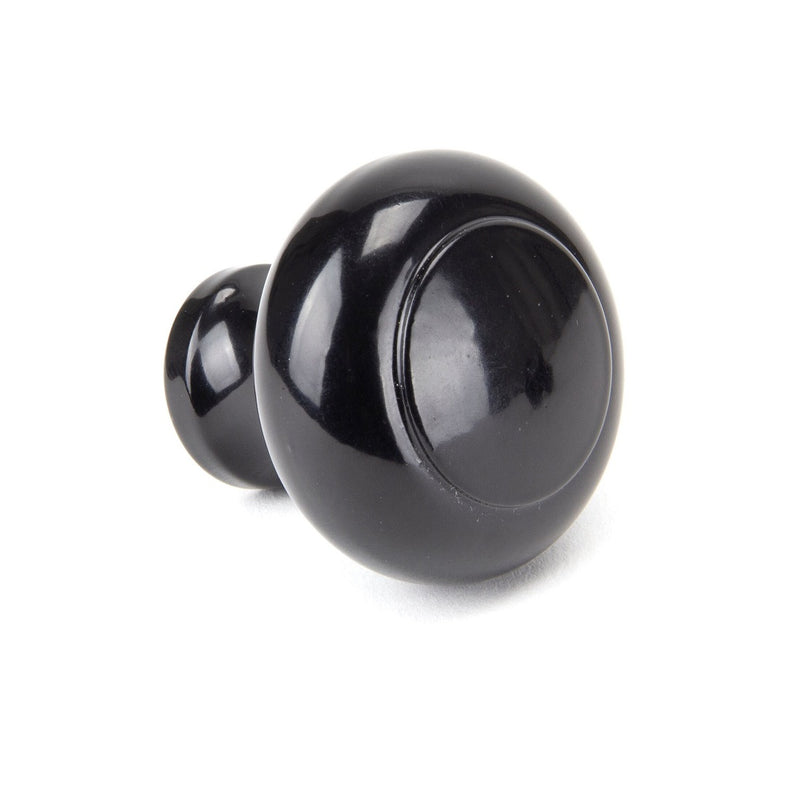 From The Anvil Large Regency Cupboard Knob - Black