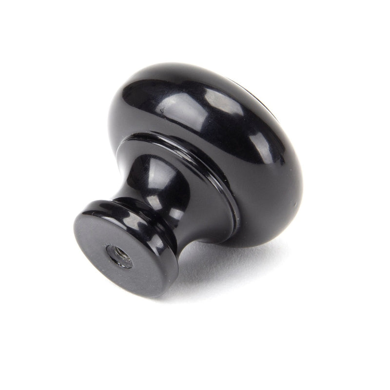 From The Anvil Large Regency Cupboard Knob - Black