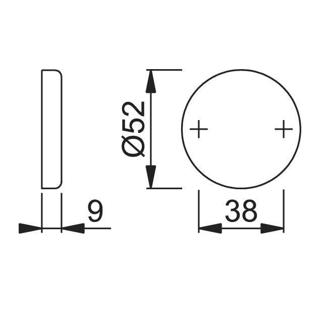 Hoppe Blind Escutcheon (pair) - GAA