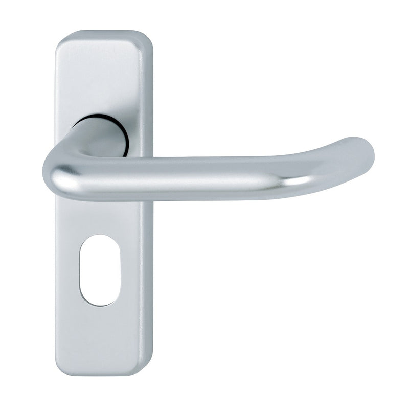 Hoppe Paris 19mmØ Return to Door Lever Handles on Oval Plate - SAA