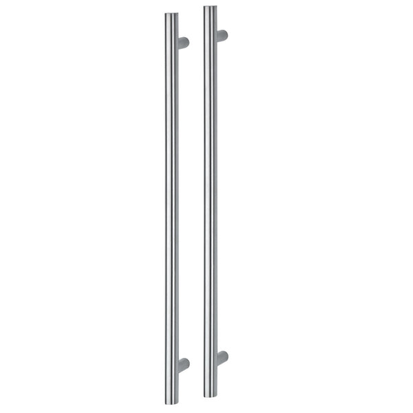 Arrone 25mmØ Back To Back Fixing Entrance Pull Handle 600mm - Satin Stainless Steel