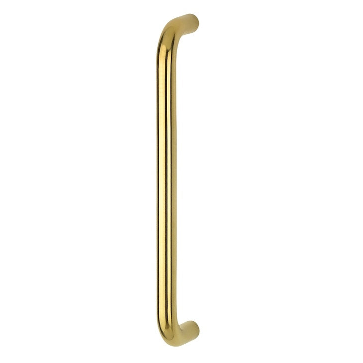 Arrone 19mmØ "D" Bolt Through Fixing Pull Handle 300mm - PVD Brass