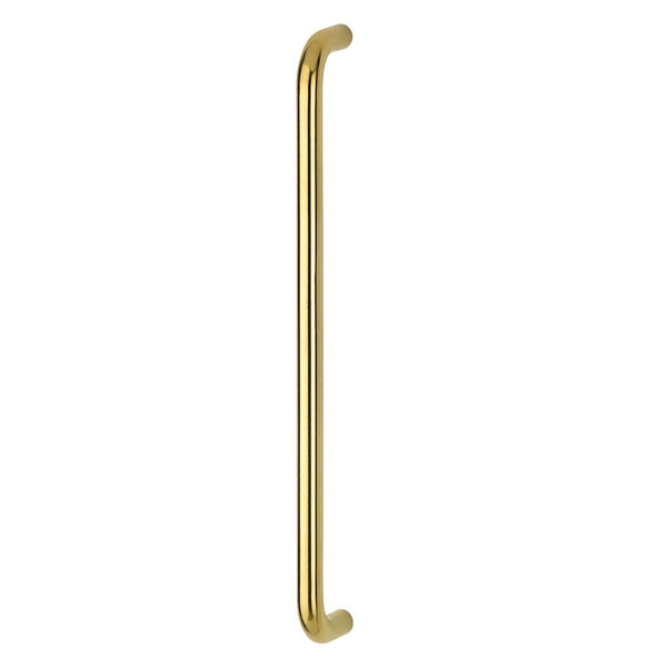 Arrone 19mmØ "D" Bolt Through Fixing Pull Handle 425mm - PVD Brass