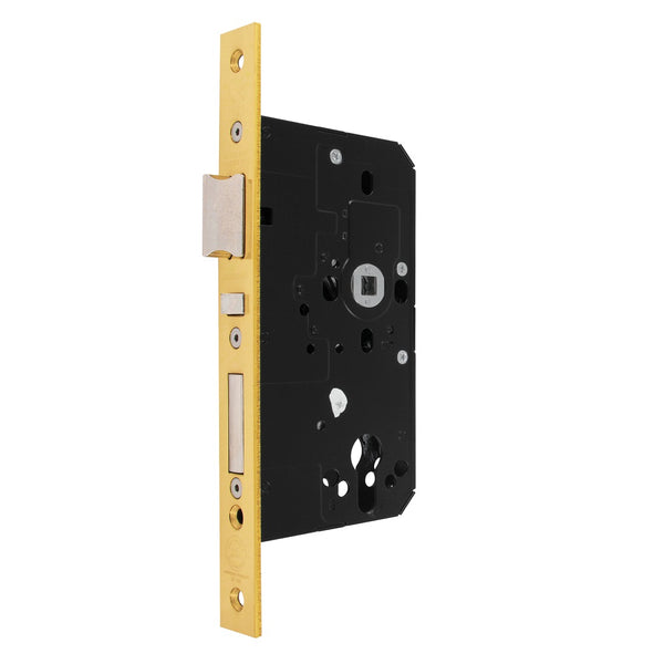 Arrone AR915 DIN Style Euro Escape Lock with Square Forend - 88mm Case - 60mm Backset - PB