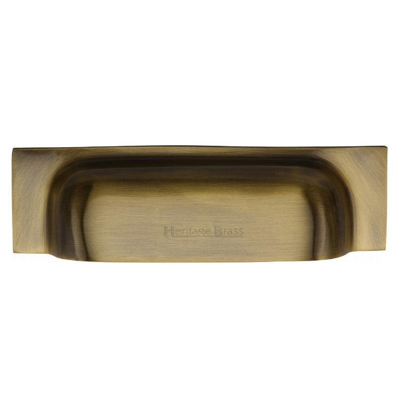 M.Marcus Cup Handle Drawer Pull 221mm - Antique Brass