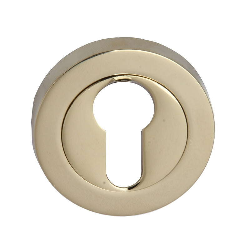 Fortessa Euro Profile Round Escutcheon (pair) - PVD Brass