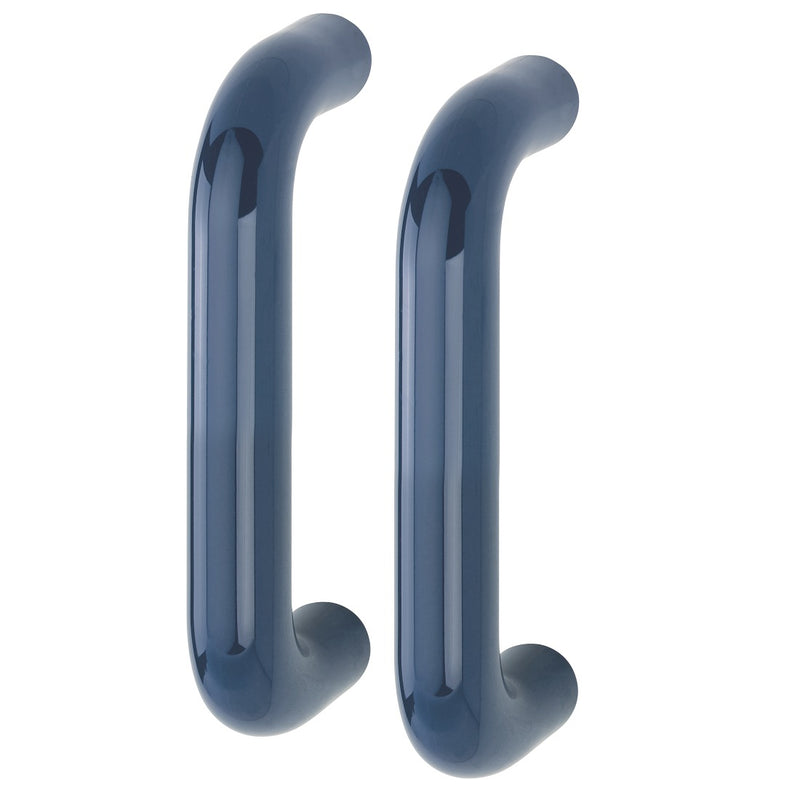 Hoppe 34mmØ Nylon 'D' Back To Back Fixing Pull Handle 220mm - Midnight (Dark) Blue RAL5003