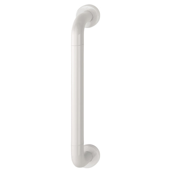 Hoppe 34mmØ Nylon 'D' Concealed Fixing Pull Handle 425mm - Diamond White RAL9016