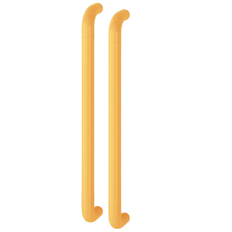 Hoppe 34mmØ Nylon 'D' Back To Back Fixing Pull Handle 600mm - Golden Yellow RAL1004