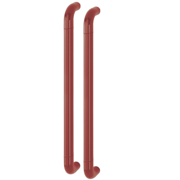 Hoppe 34mmØ Nylon 'D' Back To Back Fixing Pull Handle 600mm - Claret (Burgundy) RAL3005