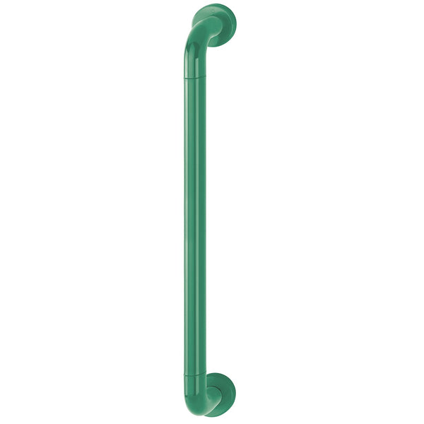 Hoppe 34mmØ Nylon 'D' Concealed Fixing Pull Handle 600mm - Green RAL6016