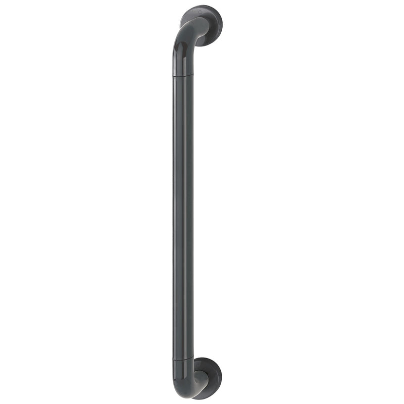 Hoppe 34mmØ Nylon 'D' Concealed Fixing Pull Handle 600mm - Anthracite Grey RAL7016