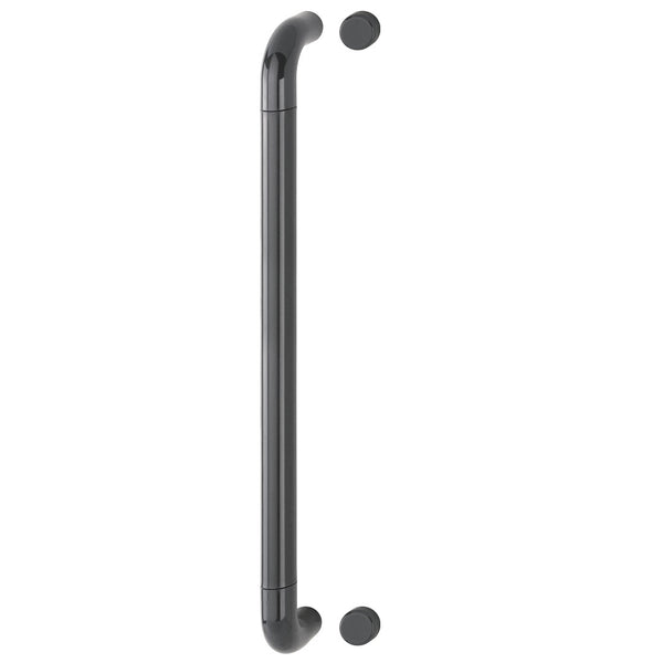 Hoppe 34mmØ Nylon 'D' Bolt Through Fixing Pull Handle 600mm - Anthracite Grey RAL7016