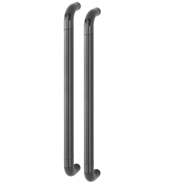 Hoppe 34mmØ Nylon 'D' Back To Back Fixing Pull Handle 600mm - Anthracite Grey RAL7016