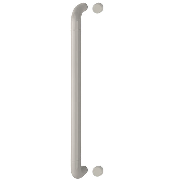 Hoppe 34mmØ Nylon 'D' Bolt Through Fixing Pull Handle 600mm - Dove Grey RAL7506