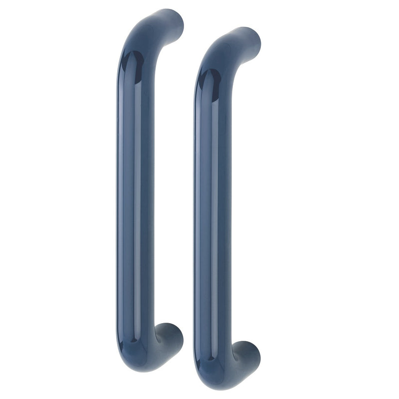 Hoppe 34mmØ Nylon 'D' Back To Back Fixing Pull Handle 300mm - Midnight (Dark) Blue RAL5003