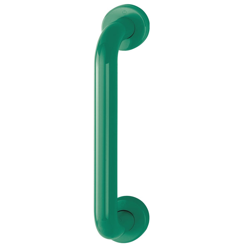 Hoppe 34mmØ Nylon 'D' Concealed Fixing Pull Handle 300mm - Green RAL6016
