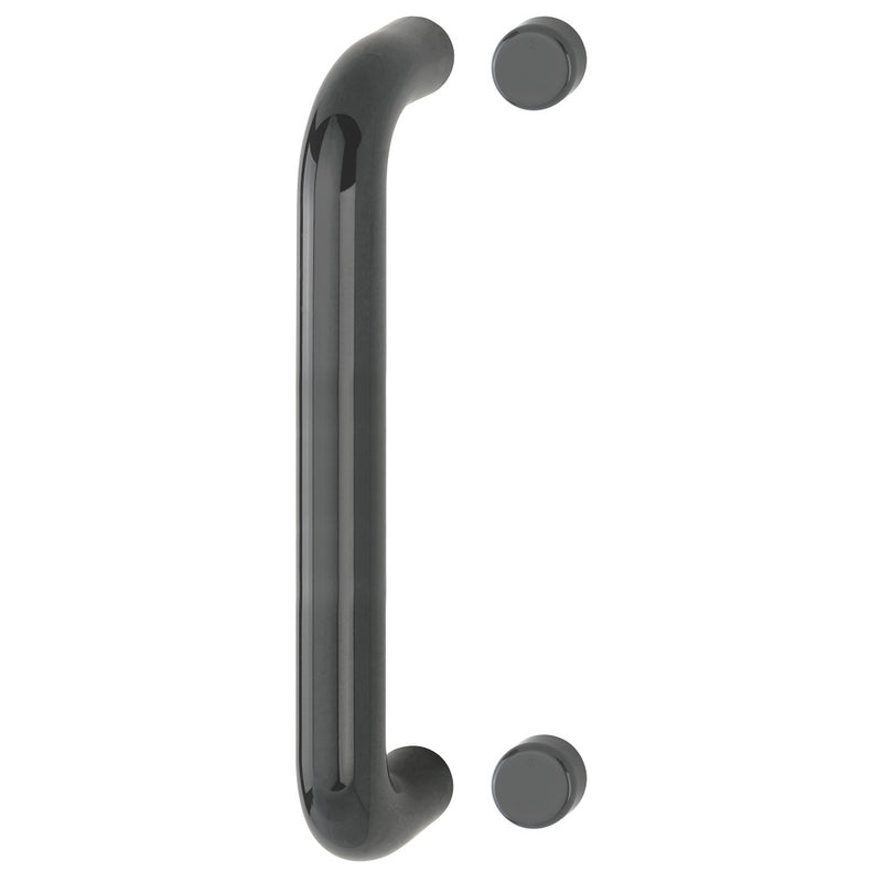 Hoppe 34mmØ Nylon 'D' Bolt Through Fixing Pull Handle 300mm - Anthracite Grey RAL7016